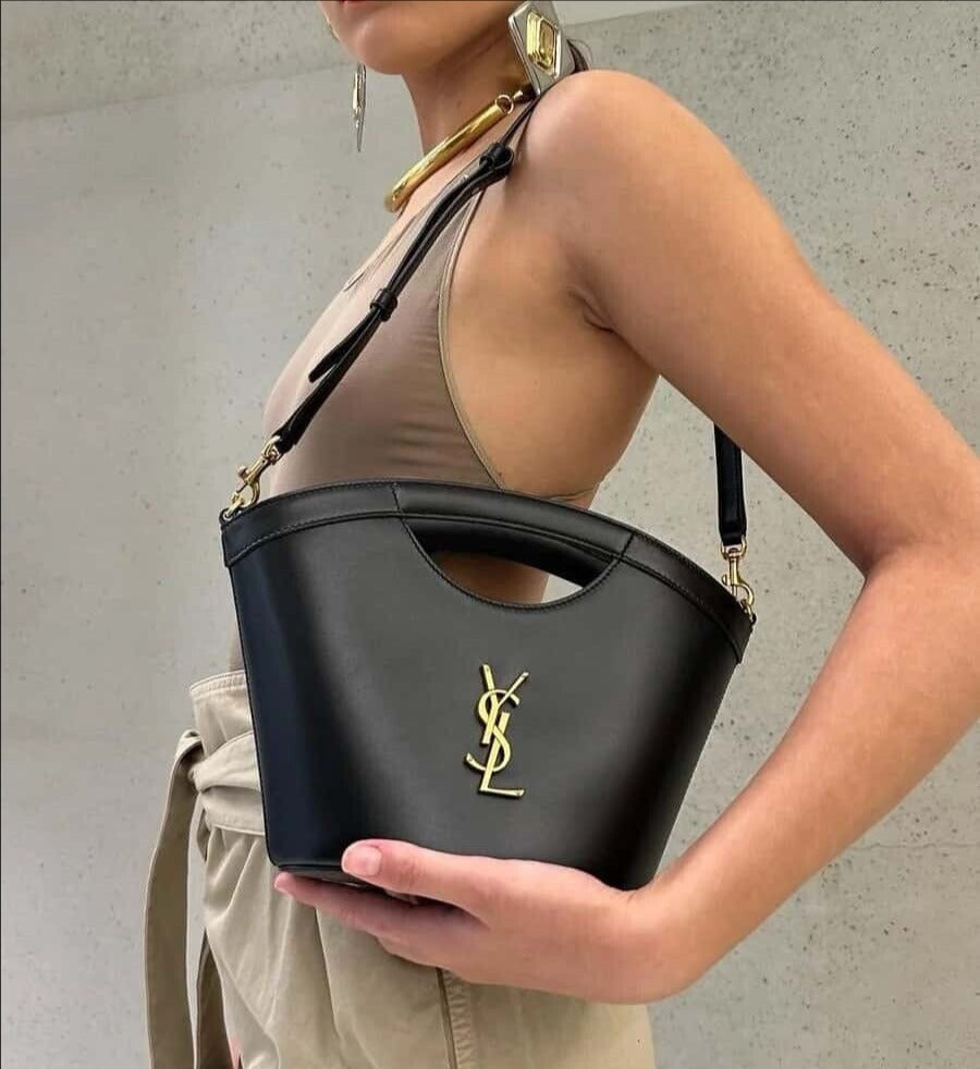 Saint Laurent Celia Mini Tote - Black — view 1