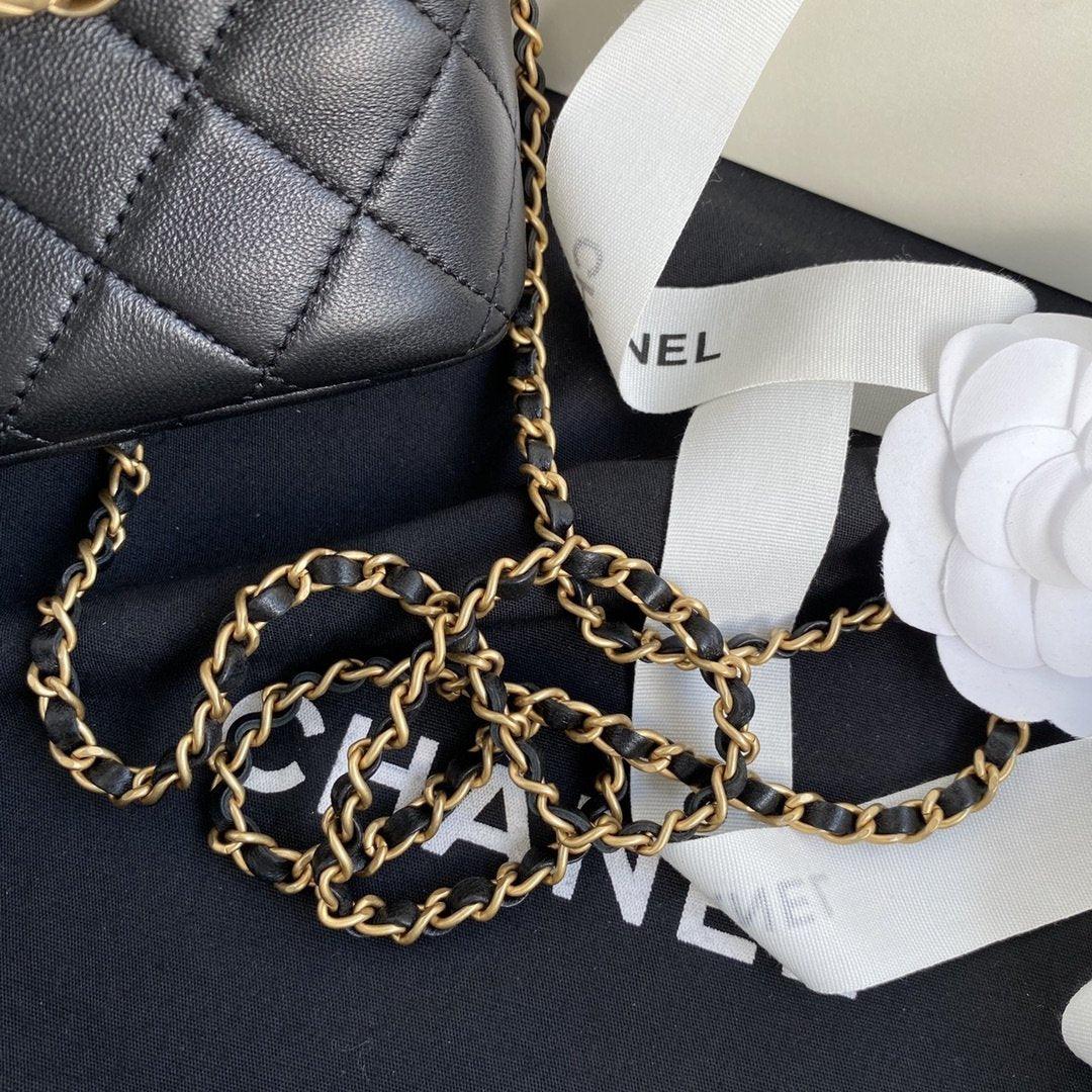 Chanel Small Kiss-Lock Bag - Black — view 6