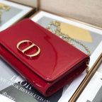Dior 30 Montaigne Pouch - Cherry Red — view 5