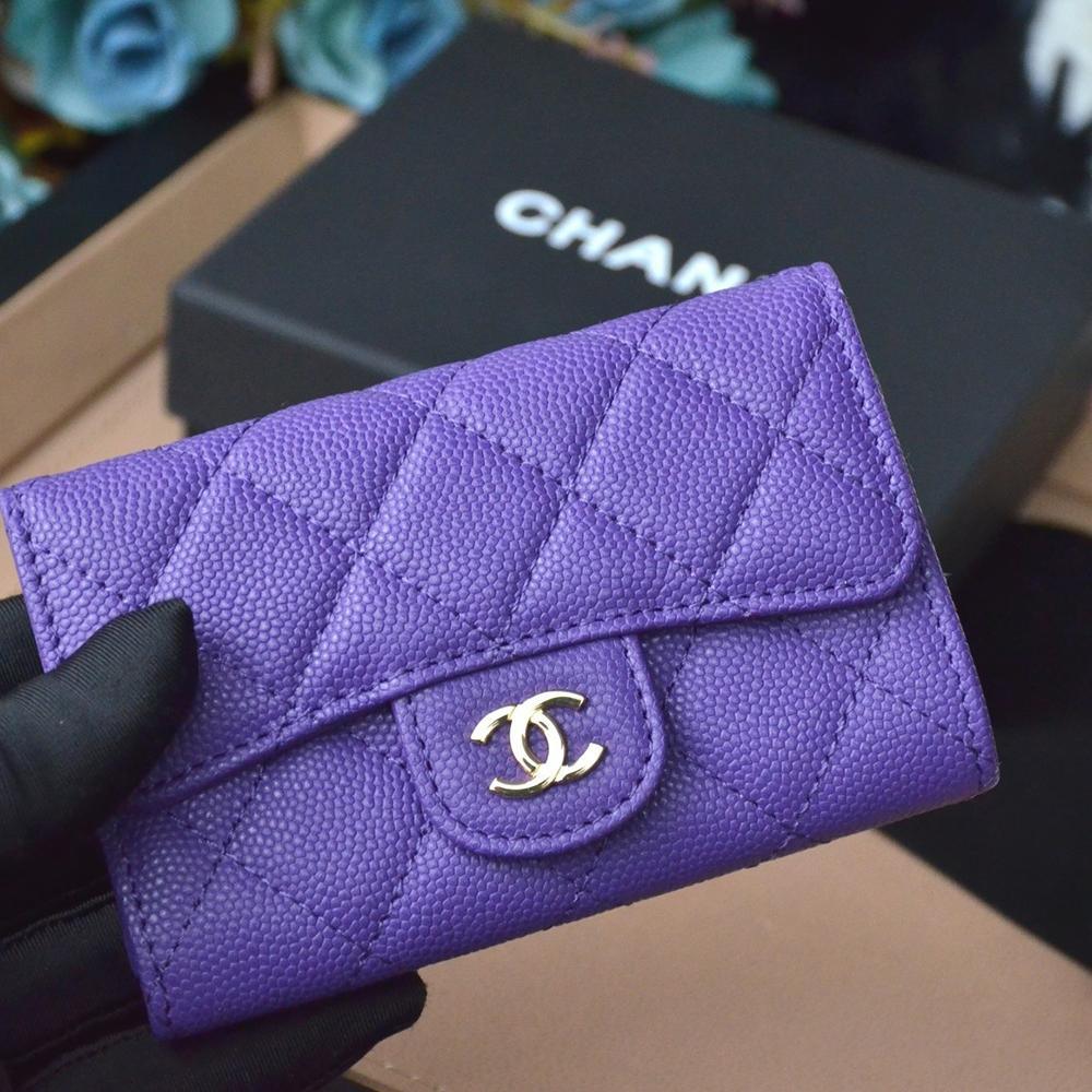 Chanel Wallet - Purple — view 4