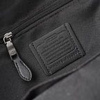 Coach West Backpack – Signature Canvas in Black/Grey - Black/Grey Monogram Pattern — view 5