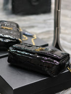YSL Jaime Patent Black Bag — view 5