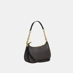 Coach Teri Shoulder Bag - Brown & Beige — view 2