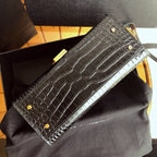 YSL Cassandra Mini Top Handle Bag Black — view 4
