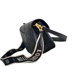 Louis Vuitton Diane Monogram Empreinte Black Satchel Bag — view 4