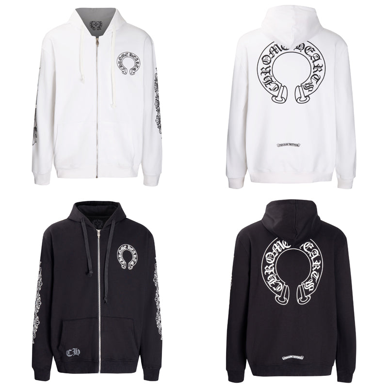 Chrome Hearts New Zip Up Hoodie -5001 — view 1