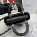 Dior Lady Medium Black Bag 24cm — view 5
