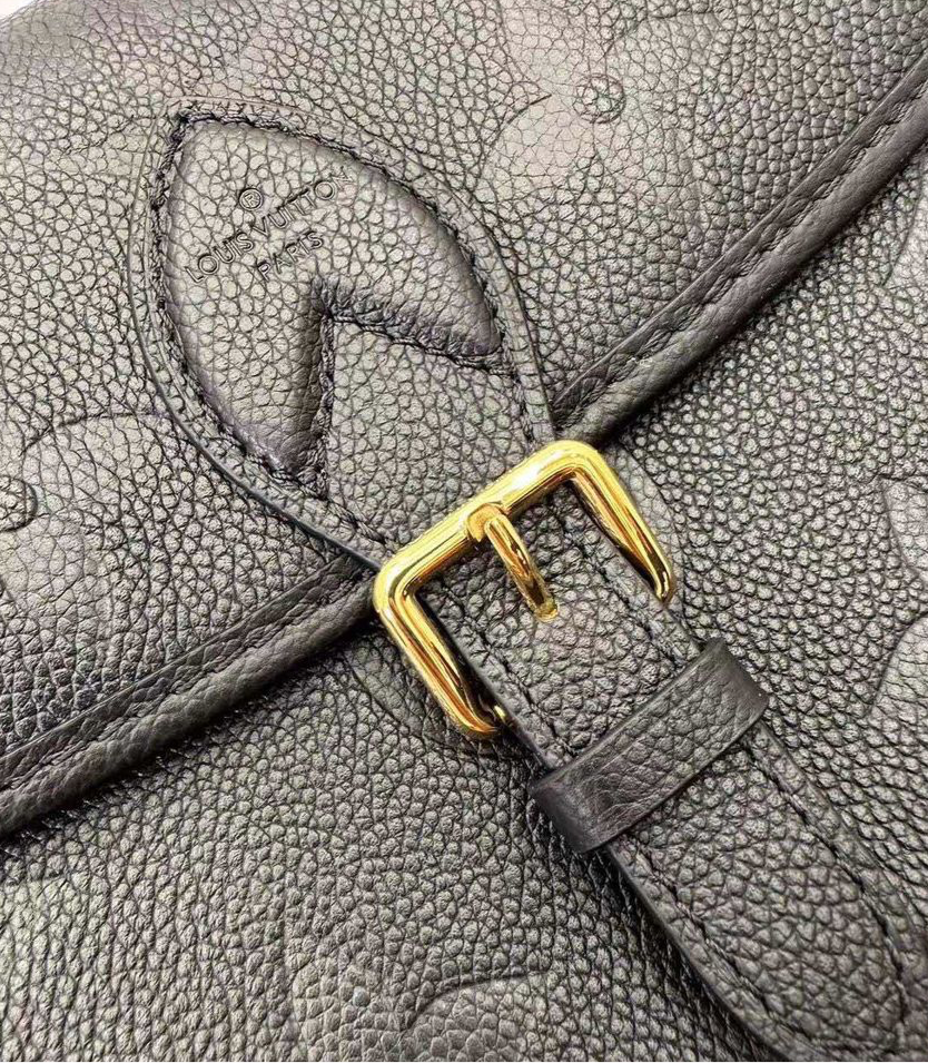 Louis Vuitton Diane Monogram Empreinte Black Satchel Bag — view 7