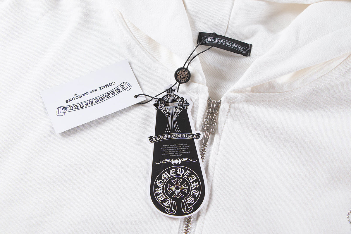 Chrome Hearts New Zip Up Hoodie -TQ02 — view 13