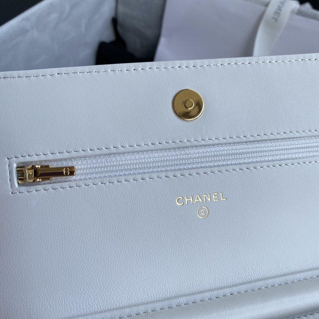Chanel Wallet On Chain WOC White — view 6