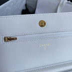 Chanel Wallet On Chain WOC White — view 6