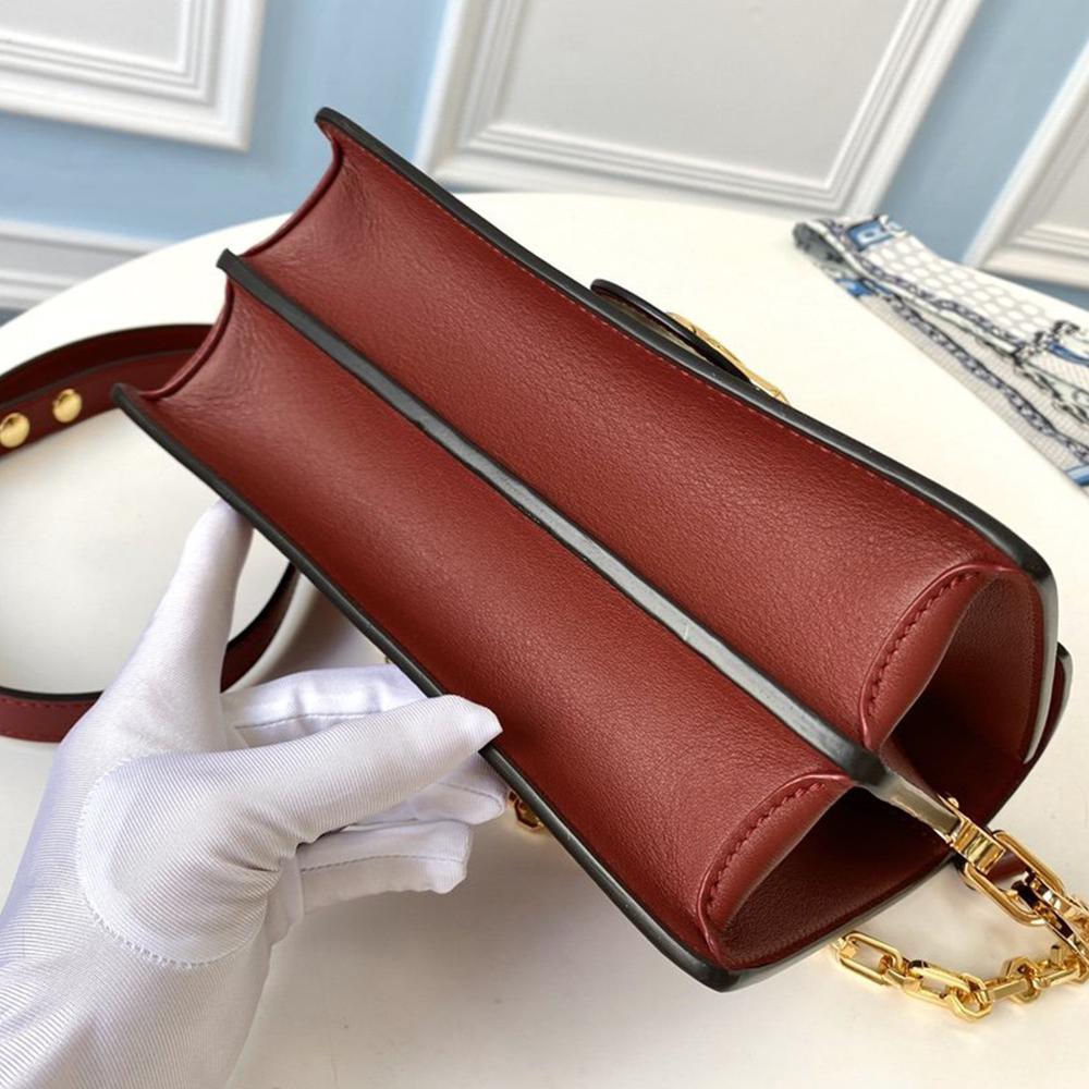 LV Dauphine MM Cherry Red Handbag — view 3