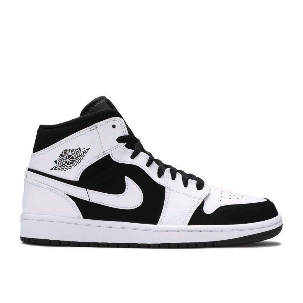 Air Jordan 1 Retro Mid ‘Tuxedo’ Unfading Sneaker — view 1