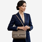 Chanel Maxi Flapbag Gold-Tone - Dark Khaki — view 5