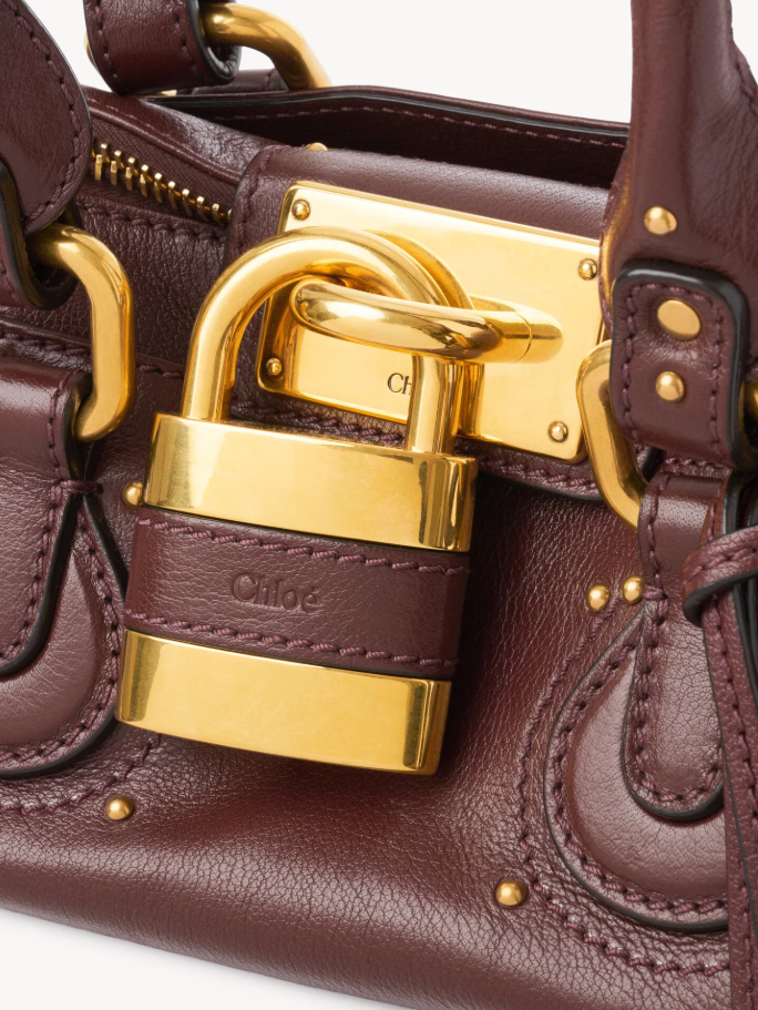 Chloe Small Paddington Bag in Grained Leather — view 4