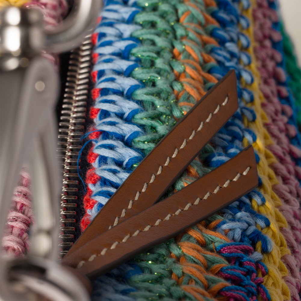 Miu Miu Multicolor Crochet Pouch - Multicolored — view 5