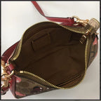 Teri Shoulder Bag Signature Canvas Cherry Print - Tan | Cherry — view 5