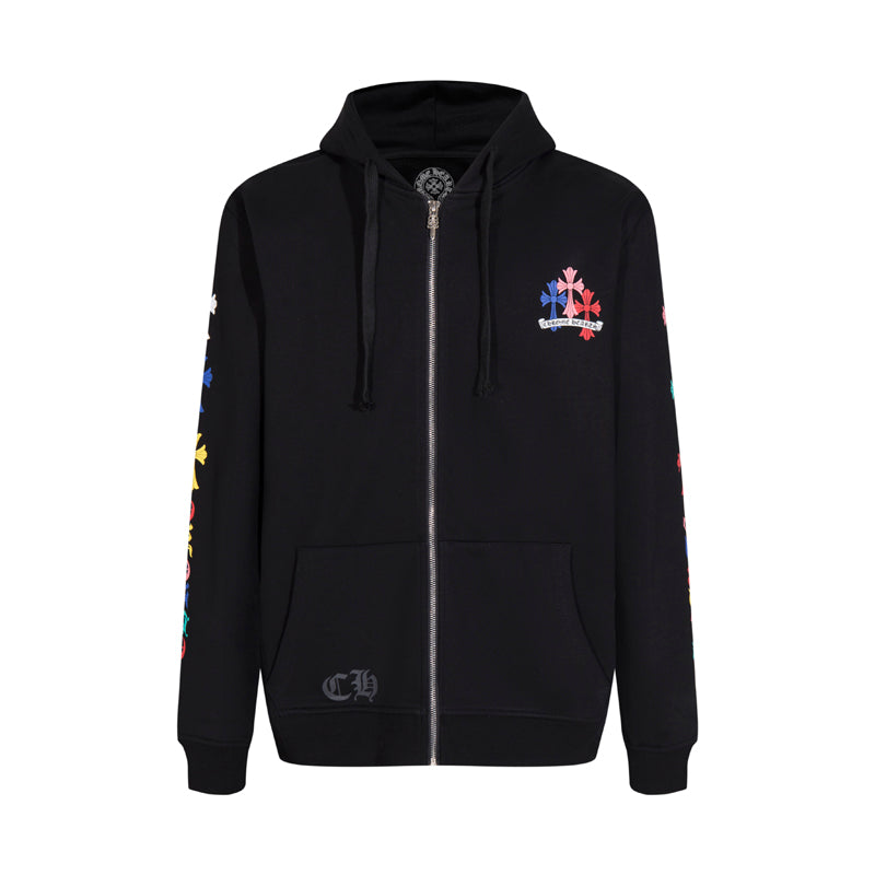 Chrome Hearts New Zip Up Hoodie -5015 — view 3