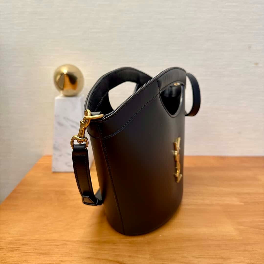 Saint Laurent Celia Mini Tote - Black — view 4