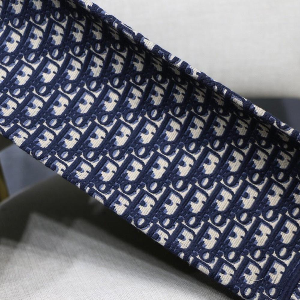 Dior Book Tote Navy Blue — view 5