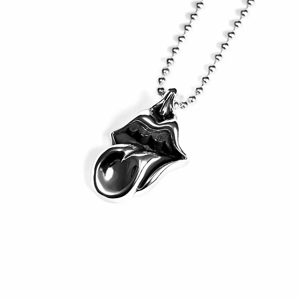 Chrome Hearts ROLLING STONES LIP & TONGUE PENDANT — view 1