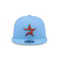 Houston Astros Sky Blue 9FIFTY Snapback Cap — view 1