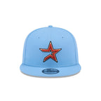 Houston Astros Sky Blue 9FIFTY Snapback Cap — view 1