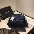 Chanel Denim Quilted Flap Bag — view 2