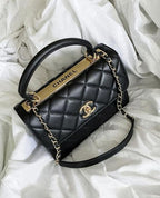 Chanel Trendy CC Flap Bags-Black — view 1