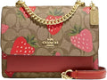 Coach Mini Klare Crossbody Bag in Signature Canvas Strawberry — view 1