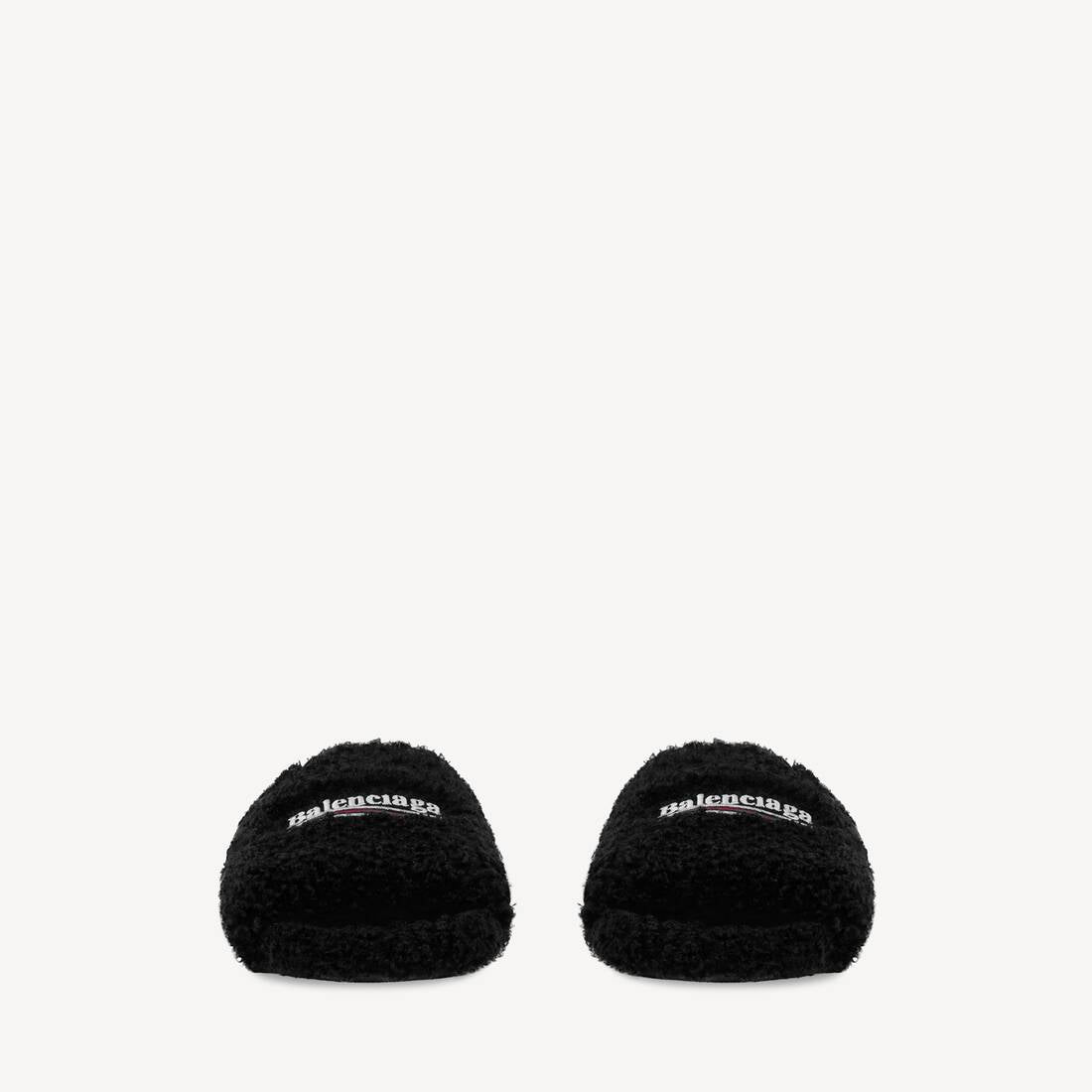 Balenciaga Fury Embroidered Sandals — view 8