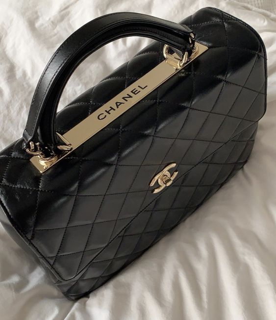 Chanel Trendy CC Flap Bags-Black — view 6
