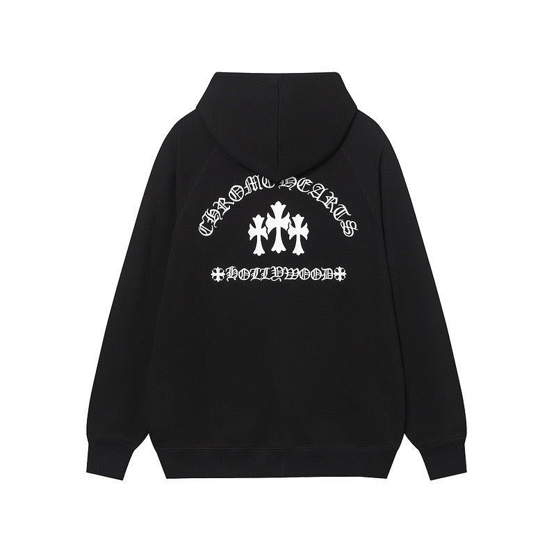 Chrome Hearts New Zip Up Hoodie 7019 — view 3