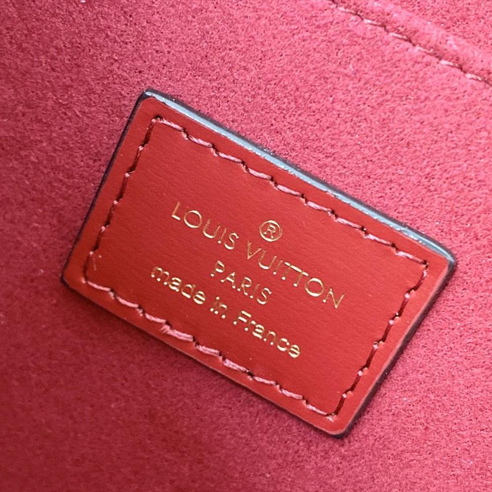 LV Dauphine MM Cherry Red Handbag — view 8