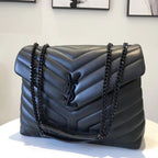 YSL Loulou Small Bag - Nero (Black) — view 1