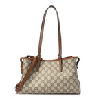 GG Emblem Shopper Medium Tote Bag — view 2