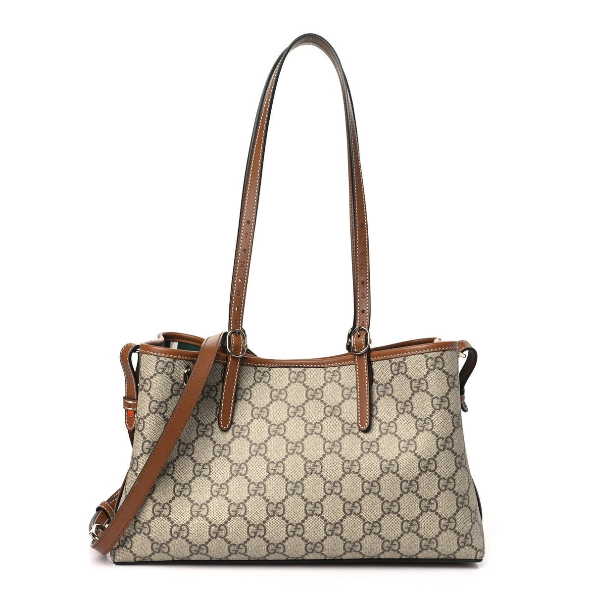 GG Emblem Shopper Medium Tote Bag — view 2