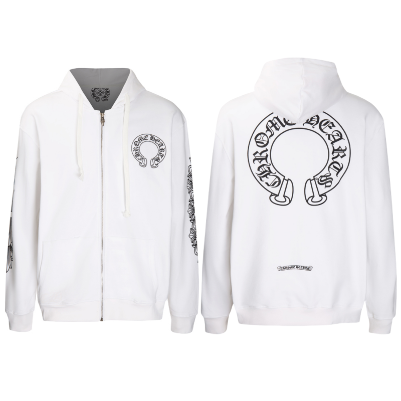 Chrome Hearts New Zip Up Hoodie -5001 — view 28