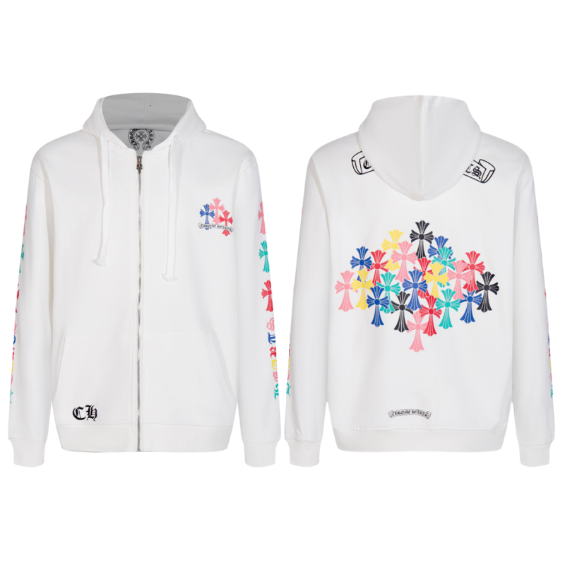 Chrome Hearts New Zip Up Hoodie -5015 — view 23