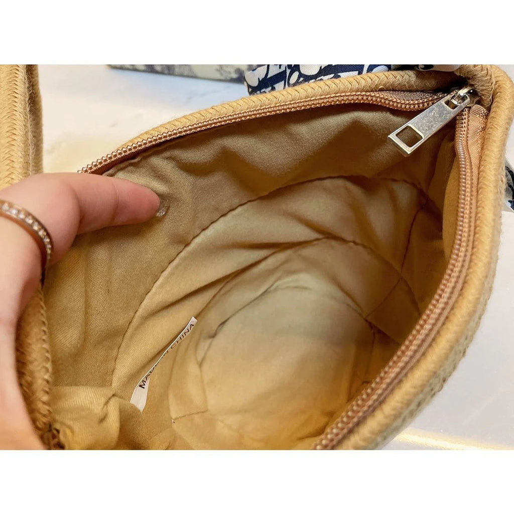 Dior Lady Oblique Bag - Straw — view 2