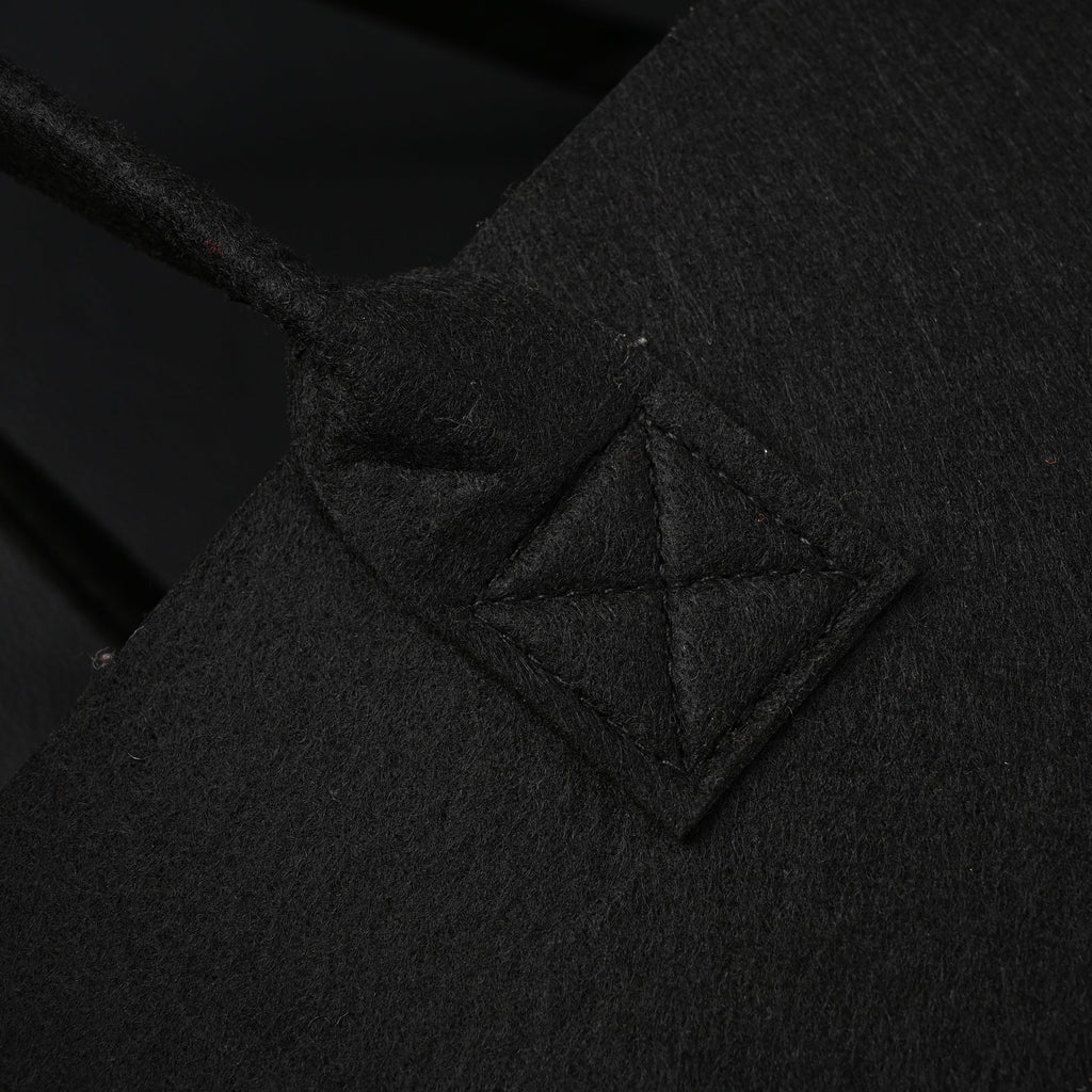 Maison Margiela MM6 Tote Bag – Limited Edition Black Canvas Shopper — view 7
