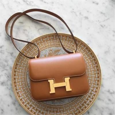 Hermes Micro Constance Bag - Brown — view 1