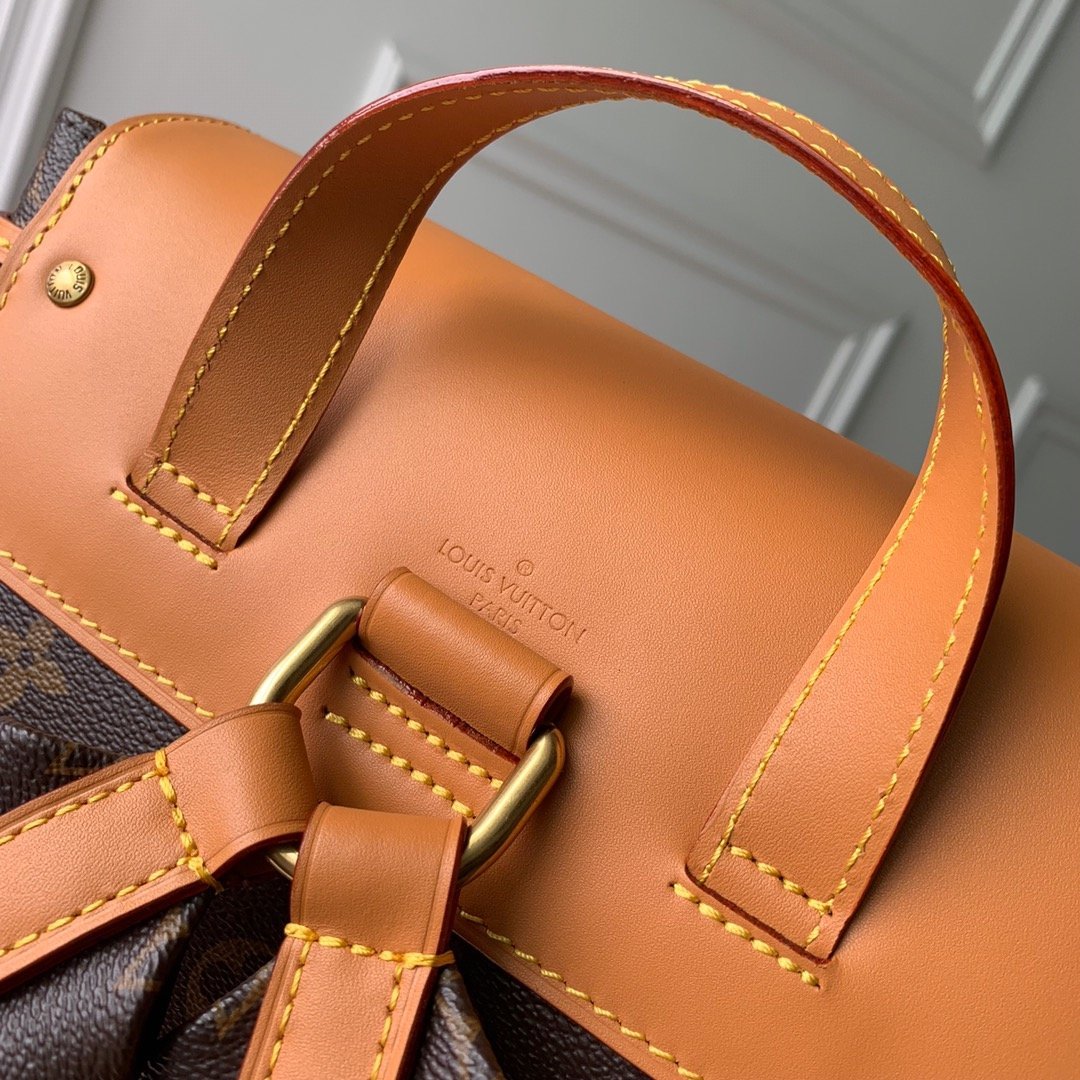 Louis Vuitton Trio Backpack Travel Bag M44658 Gold Chain Monogram LV — view 7