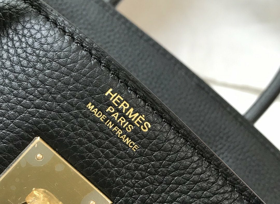 Hermes Handle Bag 30cm Black — view 8