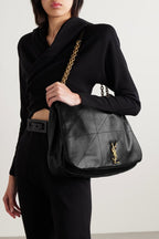 Saint Laurent Jamie 4.3 Leather Shoulder Bag - Black — view 3
