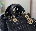 Dior Lady My Abcdior Lambskin Bag - Black — view 4