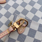 Louis Vuitton Neverfull MM Damier Azur Beige Tote Bag — view 3