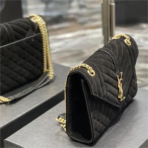 YSL Envelope Bag 24CM - Black — view 3