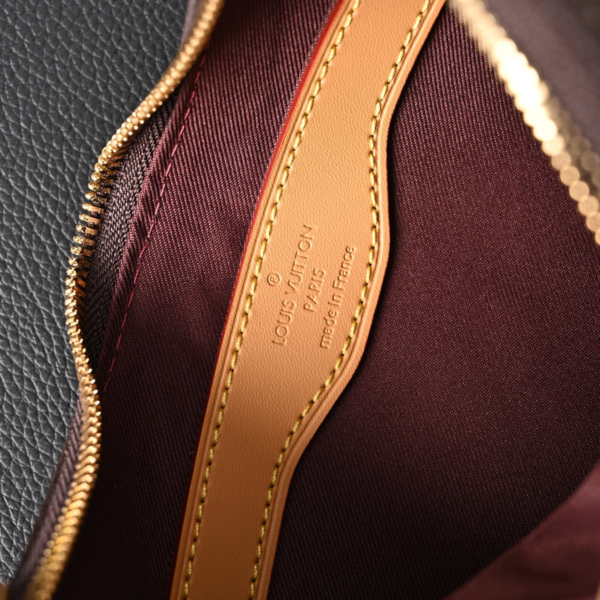 Louis Vuitton Boulogne Monogram Canvas Shoulder Bag – Classic Brown with Vachetta Leather Trim (M45832) — view 7
