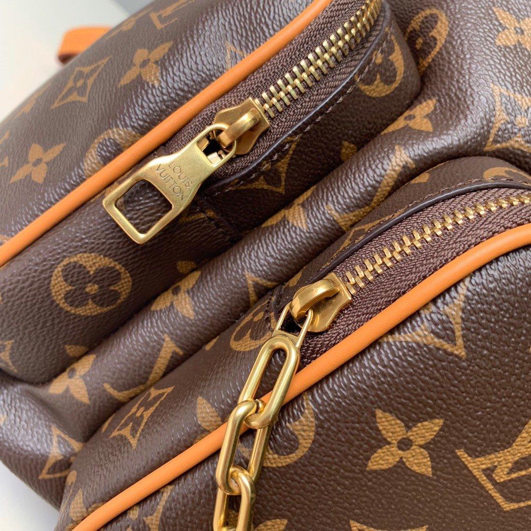 Louis Vuitton Trio Backpack Travel Bag M44658 Gold Chain Monogram LV — view 8